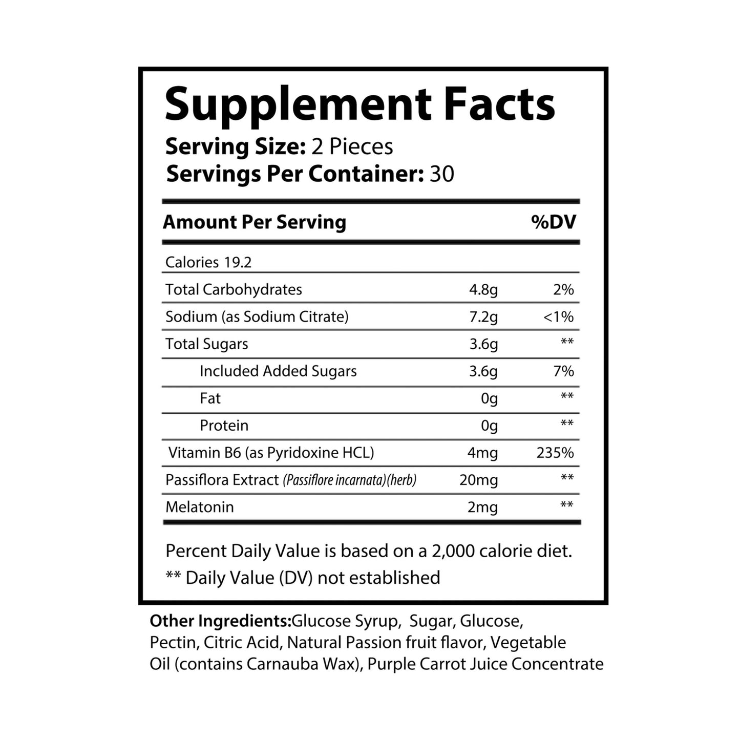 Be Your Health - Sleep Well Gummies (60 Gummies)
