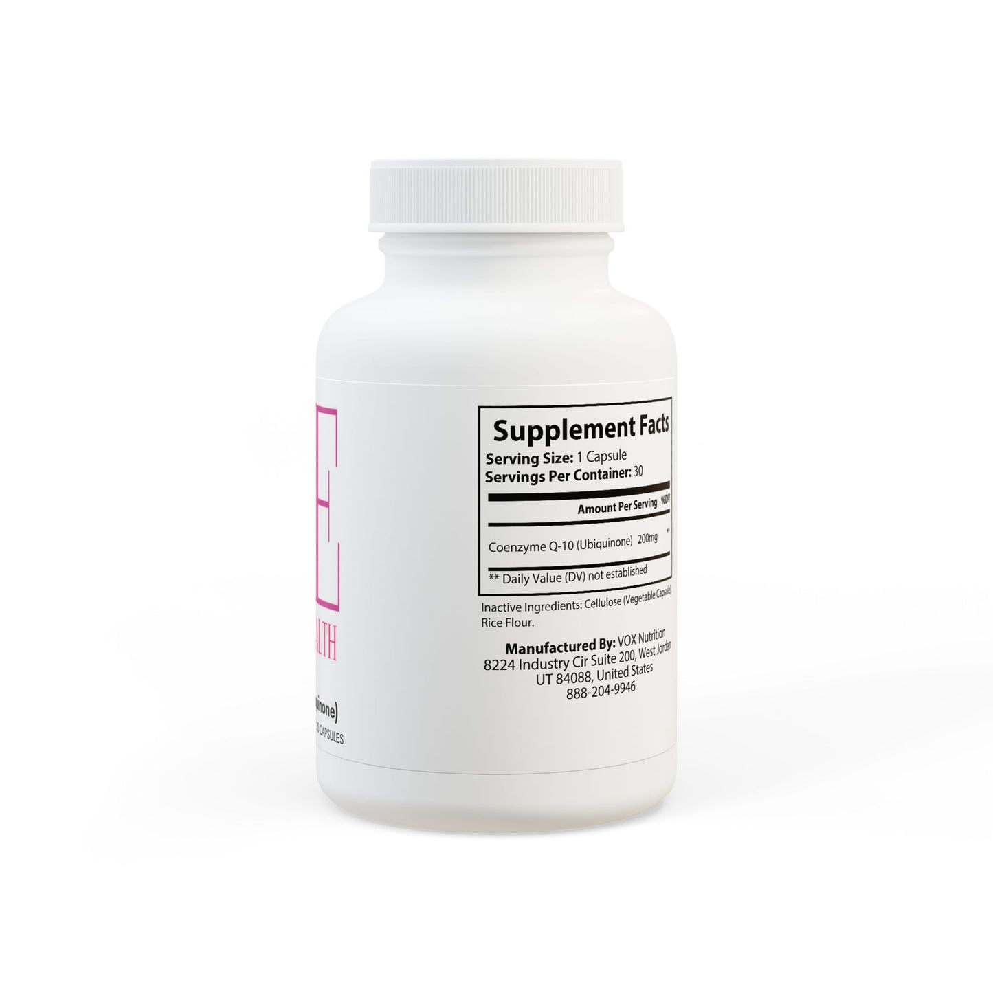 Be your healthy - CoQ10 (Ubiquinone) Supplement (30 Capsules)