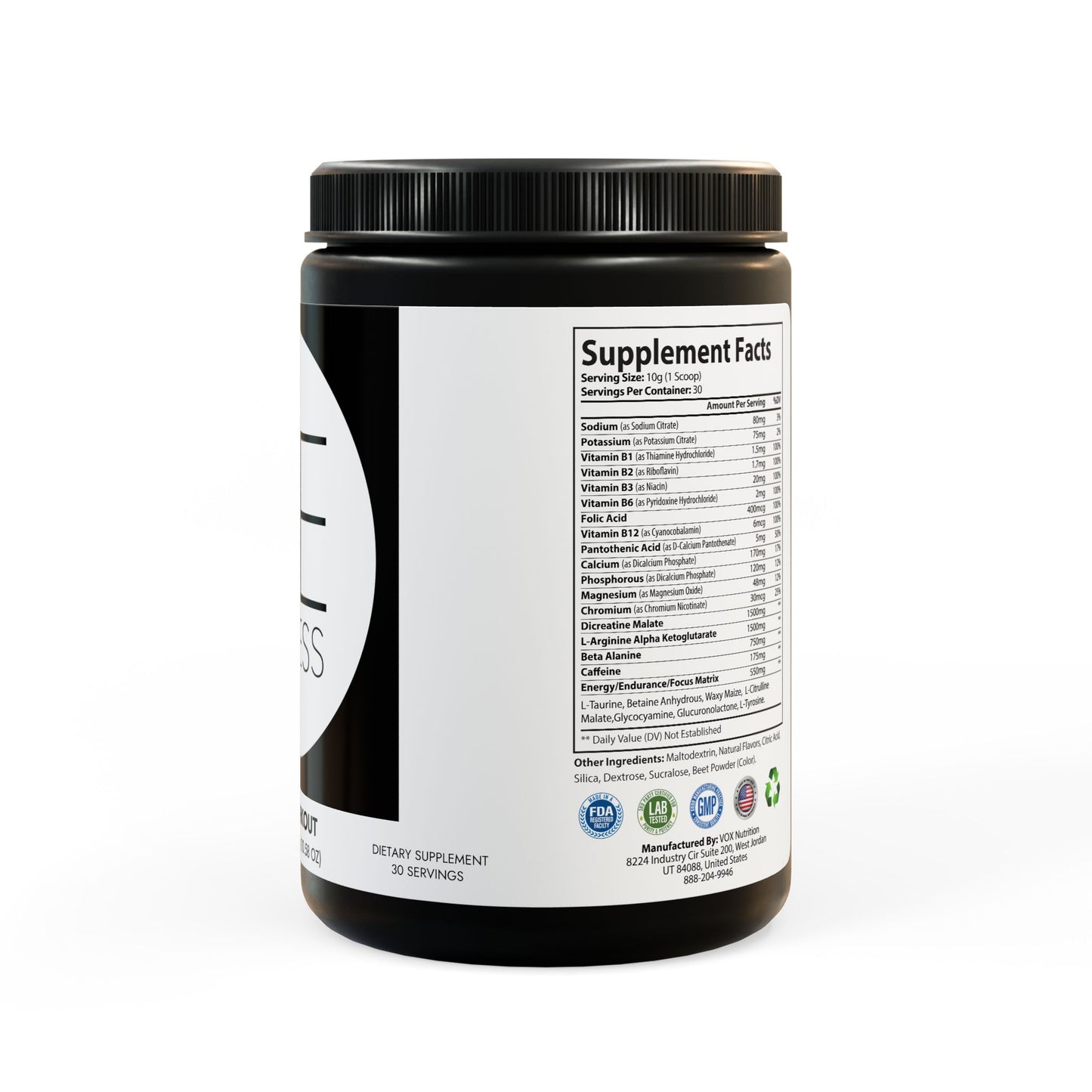 Be Fitness Pre-Workout Supplement, Watermelon (300g, 10.58oz)