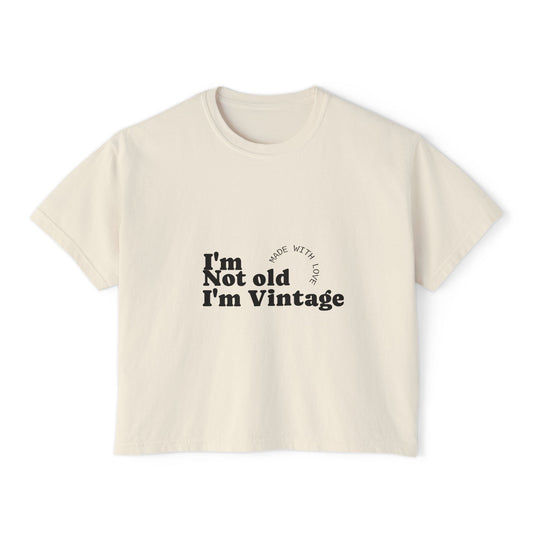 [Y] - Vintage Vibe Women's Boxy Tee